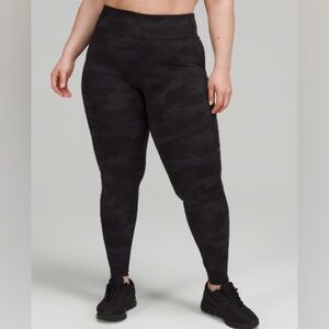 LuluLemon Camo- Invigorate High rise Tight 28” leggings